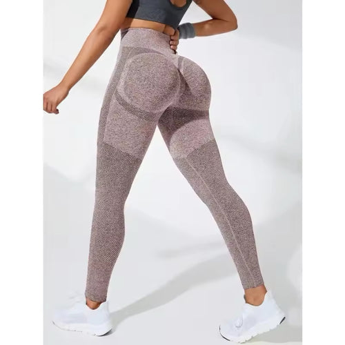 Leggins Mujer Push Up marron talla unica